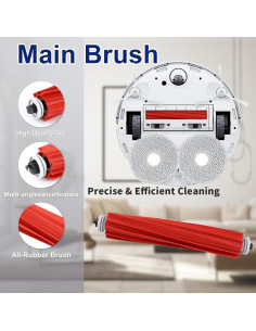 21 Piezas Accesorios para Aspiradora Roborock Qrevo Plus 2