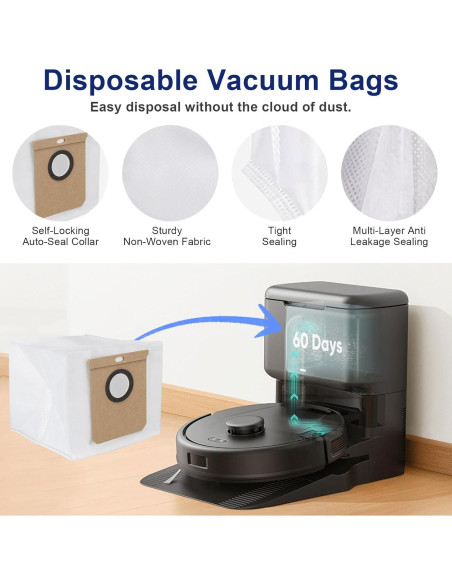 Kit de Accesorios 13 PCS para Aspiradora Robot Eufy L50/L60 Kit de Accesorios 13 PCS para Aspiradora Robot Eufy L50/L60