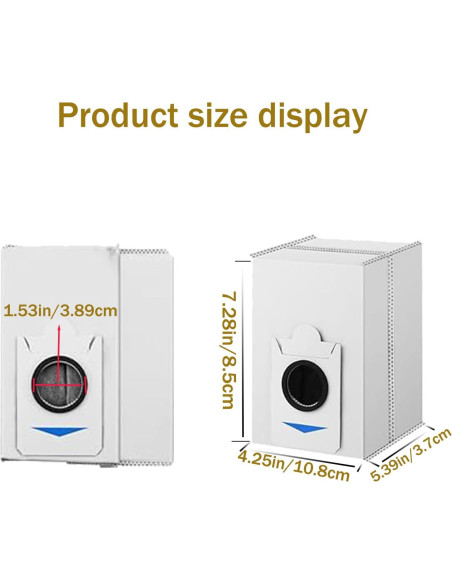 12 Bolsas de Polvo 3L para Ecovacs T30S/X2 Combo - Dranmoner