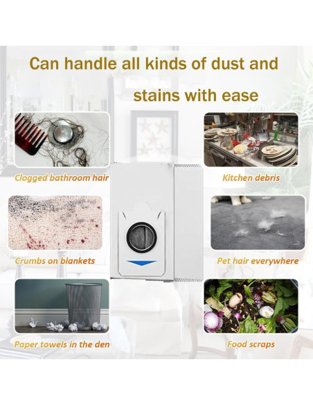 12 Bolsas de Polvo 3L para Ecovacs T30S/X2 Combo - Dranmoner