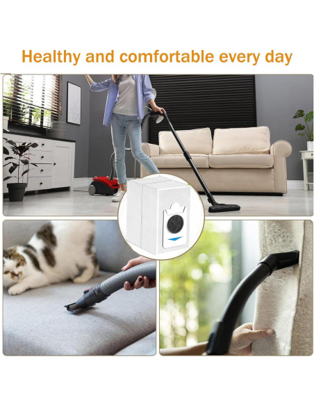 12 Bolsas de Polvo 3L para Ecovacs T30S/X2 Combo - Dranmoner