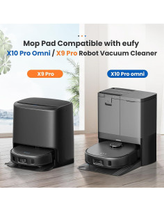 8 Almohadillas de Mopa AnDongo para Eufy X10 Pro Omni/X9 Pro 2