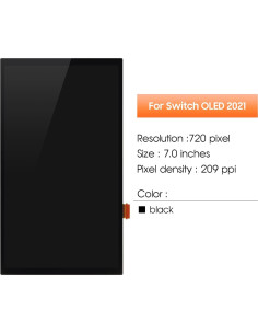 Pantalla OLED Reemplazo para Nintendo Switch OLED 2021 7" 2