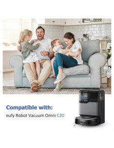 Repuestos eufy C20 Omni: 6 Bolsas de Polvo + 6 Almohadillas 2