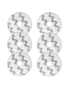 Paños de Mopa Lavables ZYBULSHJT para Roidmi EVA SDJ06RM - 6 Piezas