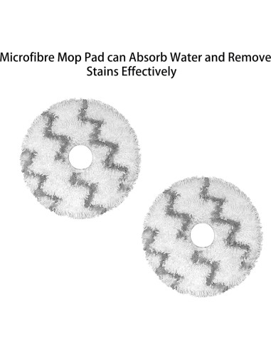 Paños de Mopa Lavables ZYBULSHJT para Roidmi EVA SDJ06RM - 6 Piezas