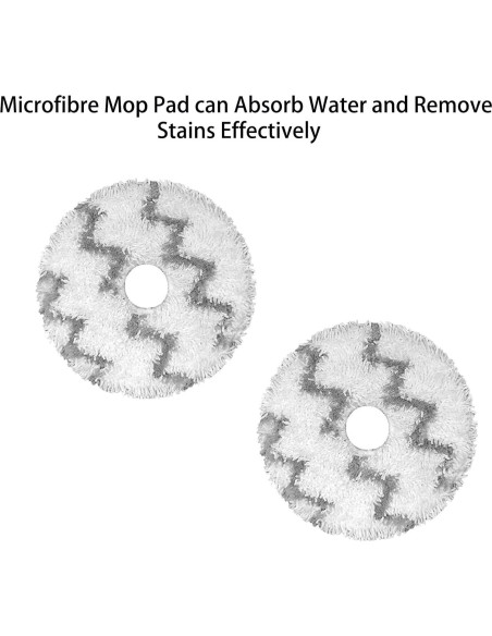 Paños de Mopa Lavables ZYBULSHJT para Roidmi EVA SDJ06RM - 6 Piezas