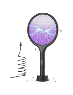 Raqueta Eléctrica YISSVIC para Mosquitos 4000V Recargable