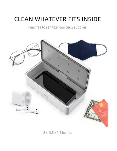 Caja Desinfectante UV Knizen S2 para Teléfonos y Joyas