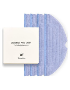 4 Almohadillas de Microfibra Rrochio para Roborock S7/S8 Lavables