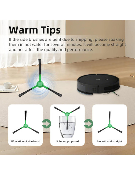 16 Piezas Repuesto iRobot Roomba Combo Esencial Y0140 Y0110