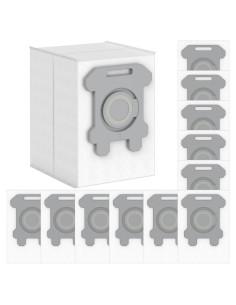 Paquete de 12 bolsas de desecho NautDuty para aspiradoras i3, i4, i7, j7, s9