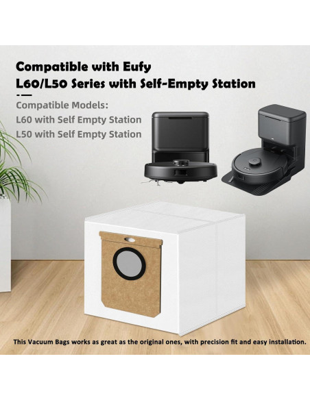 12 Bolsas de Vacío VIEWALL para Eufy L50 SES L60 SES