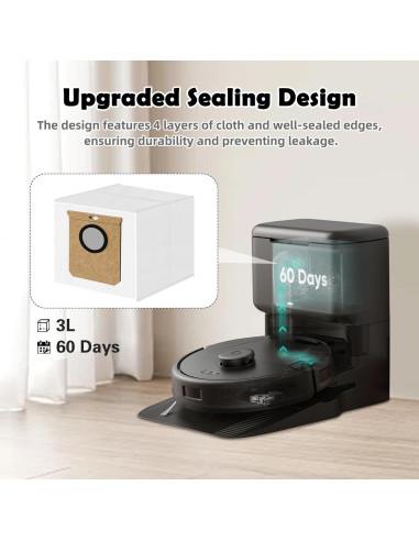 12 Bolsas de Vacío VIEWALL para Eufy L50 SES L60 SES