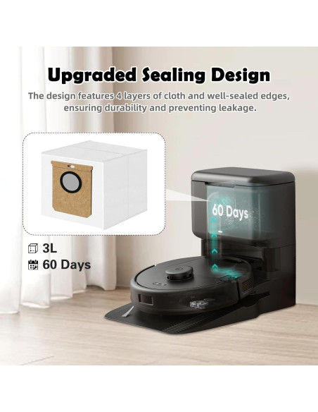 12 Bolsas de Vacío VIEWALL para Eufy L50 SES L60 SES