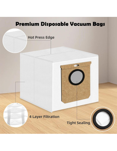 12 Bolsas de Vacío VIEWALL para Eufy L50 SES L60 SES