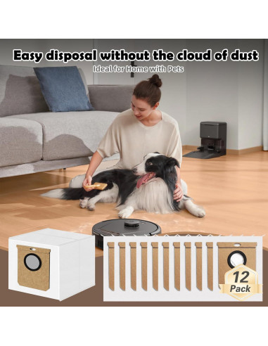 12 Bolsas de Vacío VIEWALL para Eufy L50 SES L60 SES