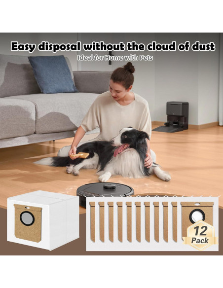 12 Bolsas de Vacío VIEWALL para Eufy L50 SES L60 SES