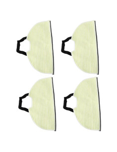 Almohadillas de Reemplazo para Mopas de Vacío TOPINCN 4 Pcs Microfibra