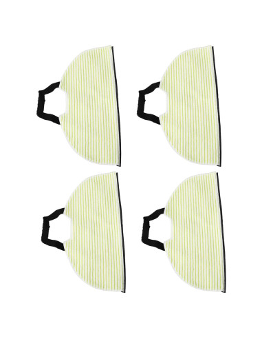Almohadillas de Reemplazo para Mopas de Vacío TOPINCN 4 Pcs Microfibra