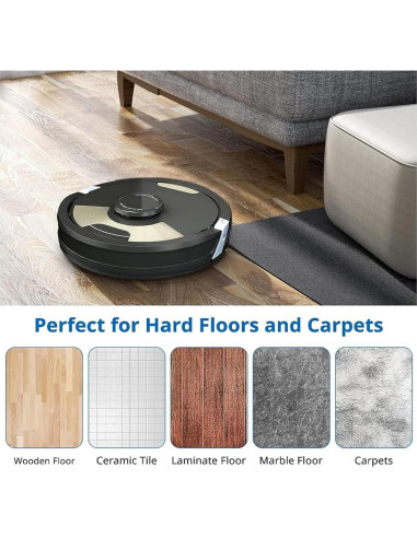 Almohadillas de Reemplazo para Mopas de Vacío TOPINCN 4 Pcs Microfibra