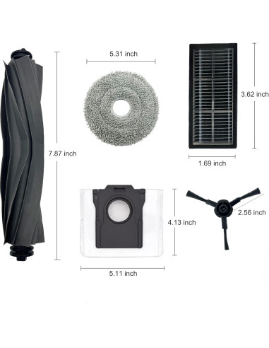 Kit de Accesorios para Aspiradora Robótica CleanCrafter DREAME X40 Ultra