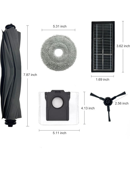 Kit de Accesorios para Aspiradora Robótica CleanCrafter DREAME X40 Ultra