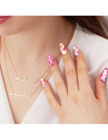 Placas de Uñas Whaline 6 Pcs Estampado Preppy Flores Corazones