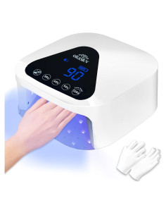 Lámpara de Uñas LED UV Okasiuv Inalámbrica con Guantes UV