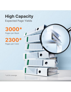 Cartucho de Tóner E-Z Ink TN227 Compatible 4 Paquete para Brother 2