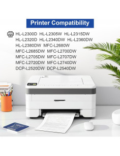 Cartucho de Tóner Negro HUEHUB TN630 Compatible - Paquete de 2 2