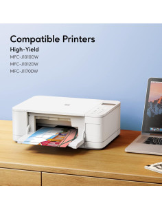 Cartuchos de Tinta LC401XL para Brother - 4 Paquete (Negro, Cian, Magenta, Amarillo) 2