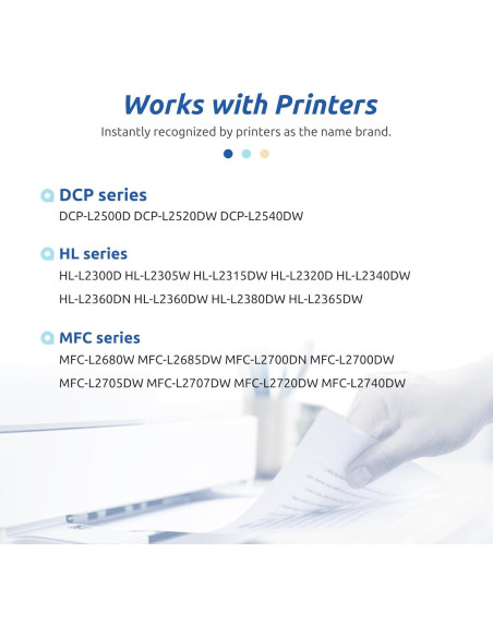 Cartucho de Tóner Negro INK E-SALE TN660 TN630 - 2 Piezas