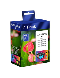 Cartuchos de tinta compatibles Brother LC3013XL LC3011 4 Pack