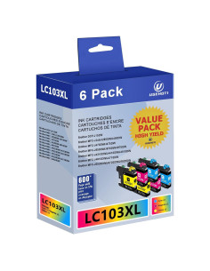 Cartuchos de tinta compatibles Brother LC103XL - 6 unidades