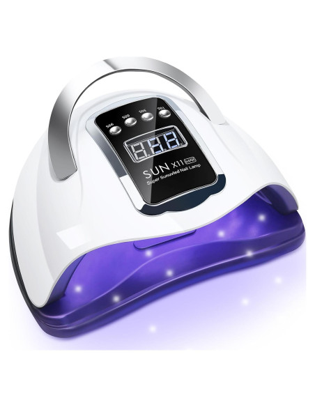 Lámpara de Uñas UV LED Wisdompark 180W con Sensor Automático