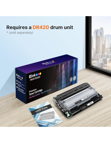 Cartuchos de tóner E-Z Ink TN450 compatibles para Brother Cartuchos de tóner E-Z Ink TN450 compatibles para Brother