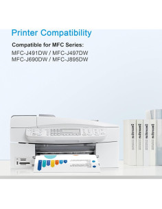 Cartuchos de Tinta Wiseta LC3013XL Compatible para Brother 2