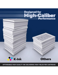 Cartucho de Tinta K-Ink LC203 Compatible 10 Piezas - Negro, Cian, Magenta, Amarillo 2