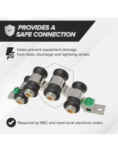 Conectores Coaxiales The Cimple Co 4 Puertos 10 Pcs RG6 2