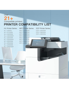 Cartuchos de tóner E-Z Ink TN850 compatibles para Brother - 2 unidades 2