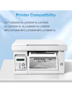 Cartucho de Tóner Negro TN730 HUEHUB para Brother - Paquete de 2 2