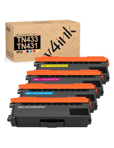 Cartucho de Tóner Compatible v4ink TN433 TN431 para Brother