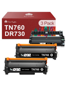 Cartucho de Tóner TN760 y Tambor DR730 Toner Kingdom