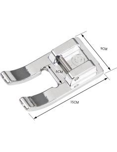 Pie de máquina de coser de punta abierta STORMSHOPPING - Compatible con Singer, Brother, Babylock 2