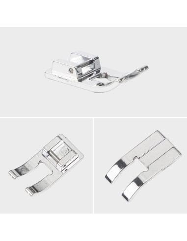 Pie de máquina de coser de punta abierta STORMSHOPPING - Compatible con Singer, Brother, Babylock