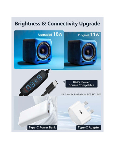 Caja de Luz Profesional DUCLUS 40cm con 160 LEDs y 8 Fondos