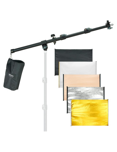 Brazo de Boom Fotográfico LINCO C001KBRP con Reflector 5 en 1