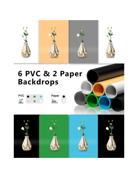 Caja de Luz Profesional DUCLUS 40cm con 160 LEDs y 8 Fondos