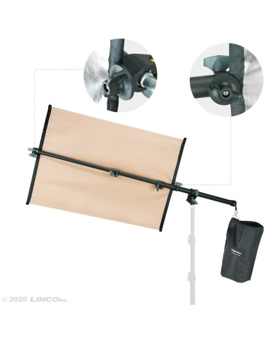 Brazo de Boom Fotográfico LINCO C001KBRP con Reflector 5 en 1